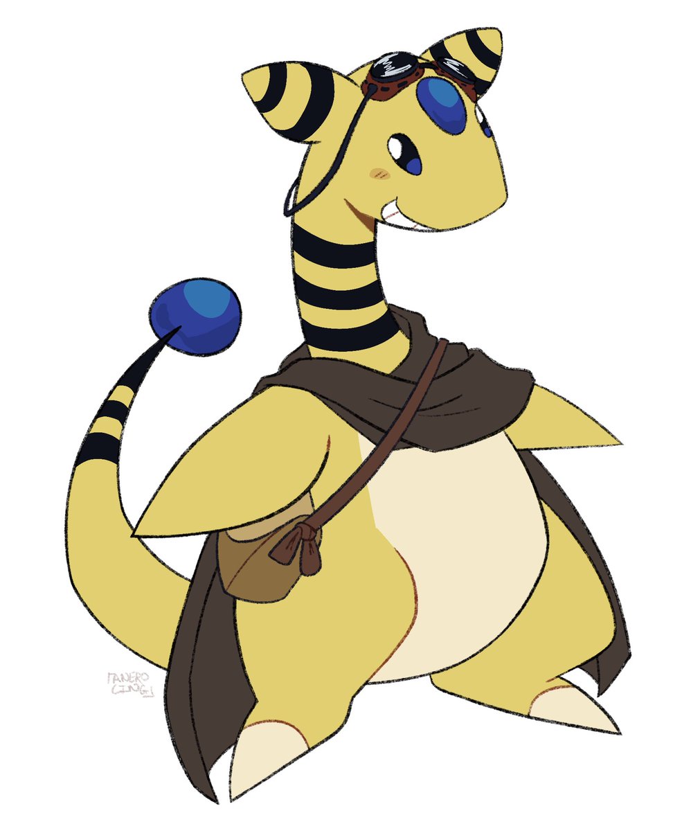 Ampharos Custom OC design for <a href="/Awouay/">Awouay</a> yayayyyy!!!