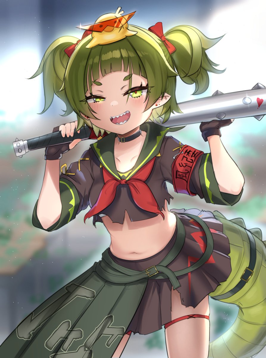 Nitty off to an amazing start!! 🥹

Also do you think she counts as a Reptilian???🐊🤔

#Nityart