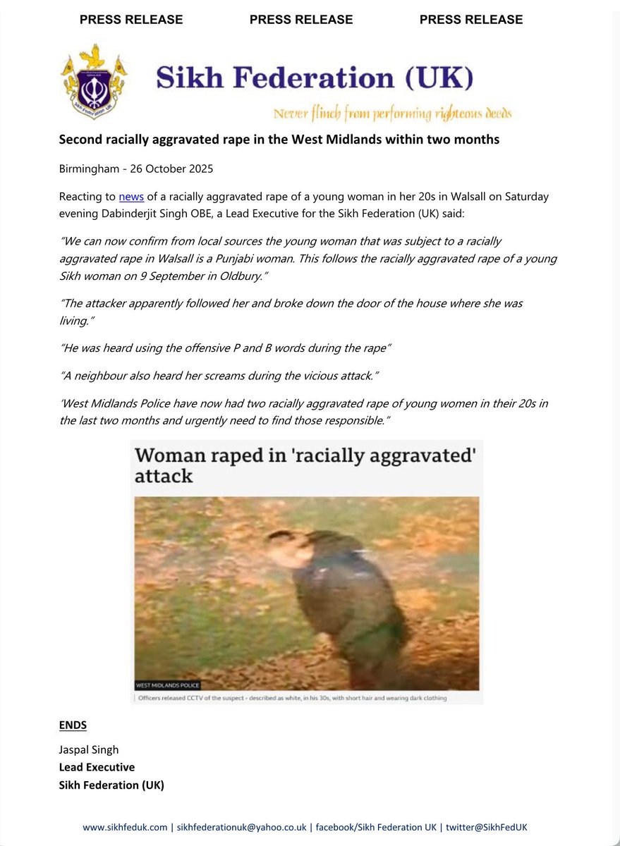 Sikh Federation (UK) tweet media