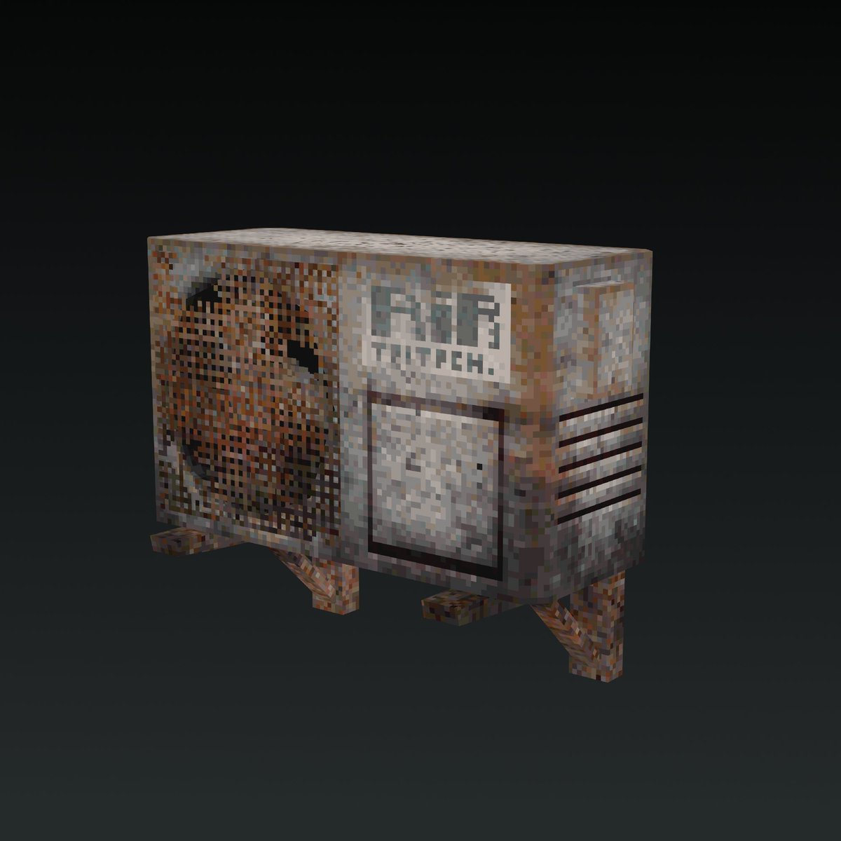 a little rusty ac

#3d #lowpoly