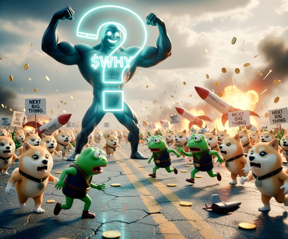 Why_Dot_Fun's tweet image. Everyone’s launching the “next big thing.”
Cool.
We’re launching the question they’re all scared of.
$WHY
#WhyToken #CryptoWakeUp #NoMoreNoise