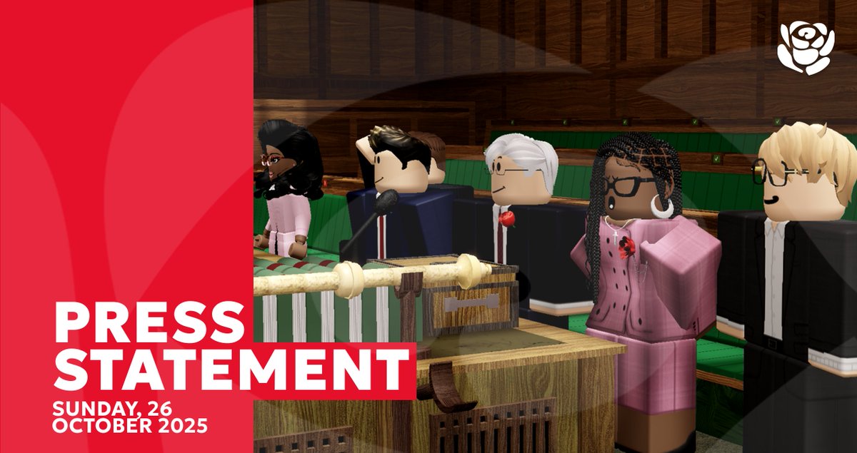 🌹 Press Statement released by the Party Leader regarding the resignation of a member of the Shadow Cabinet

Read the press statement below:
➡️ drive.google.com/file/d/1nIlrz0…