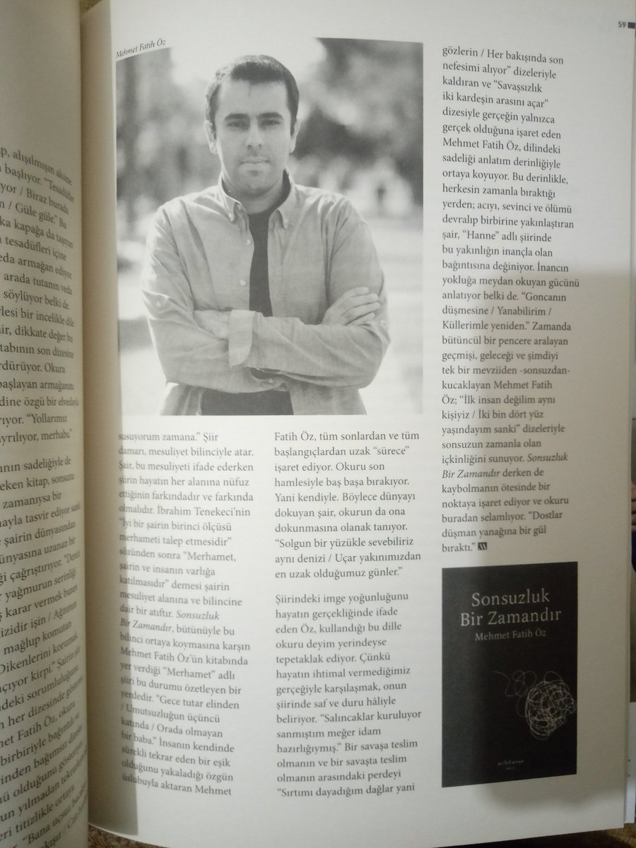 Muhit, 55'inci sayı... Sonsuzluk Bir Zamandır üzerine kıymetli bir yazı: Sonsuzluğun Sınırında... Yusuf Mahir'in ( <a href="/yusufmahir22/">Yusuf Mahir</a> ) kaleminden.