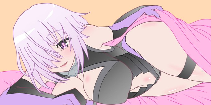 前に言ってた、おふとんのマシュ(想像図) 