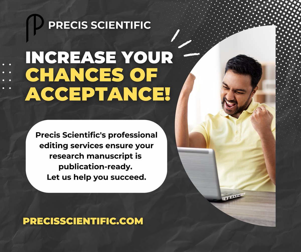 PrecisEditing's tweet image. #PrecisScientific #Research #Science #Editing #Proofreading #Academic #Writing #AcademicChatter #SciComm #SciPub #EditingServices #AcademicPublishing #GrantProposal #GrantEditor #ProposalEditor #ScienceFunding #GrantWriting
