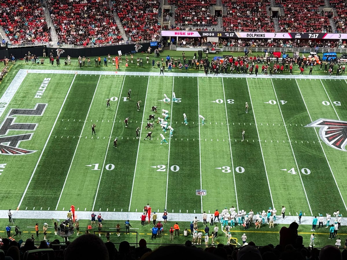 You’re welcome, y’all! We won because I was at the game! 🐬🆙 <a href="/MiamiDolphins/">Miami Dolphins</a> #miamidolphins