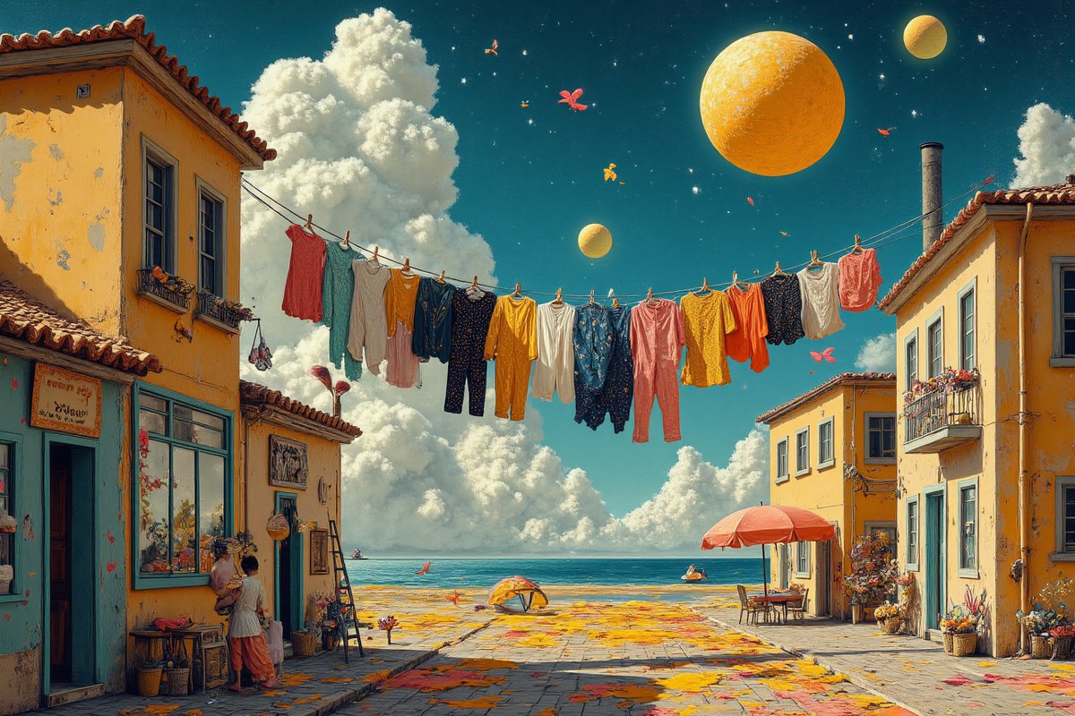 PromptSin's tweet image. Dreaming of sunny days and starry skies. Make every moment count! ☀️🌙 #CoastalVibes #SunsetMagic