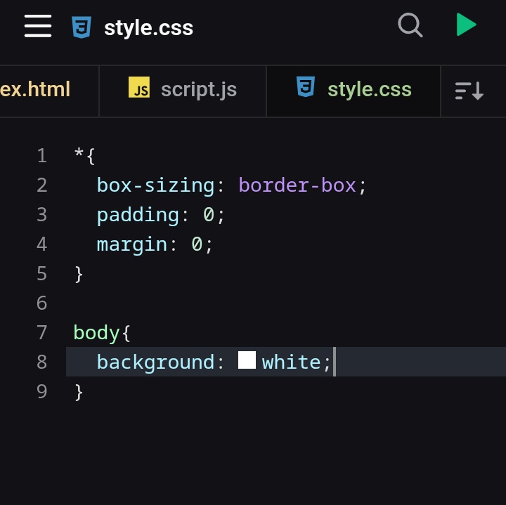 thetechsteph's tweet image. Roadmap Progress ✨ 

Expense tracker Project:
⚪ Got started on the css 

Day 58 of CODING WITH A PHONE 

Looking for design inspirations 🖌️🎨🤲