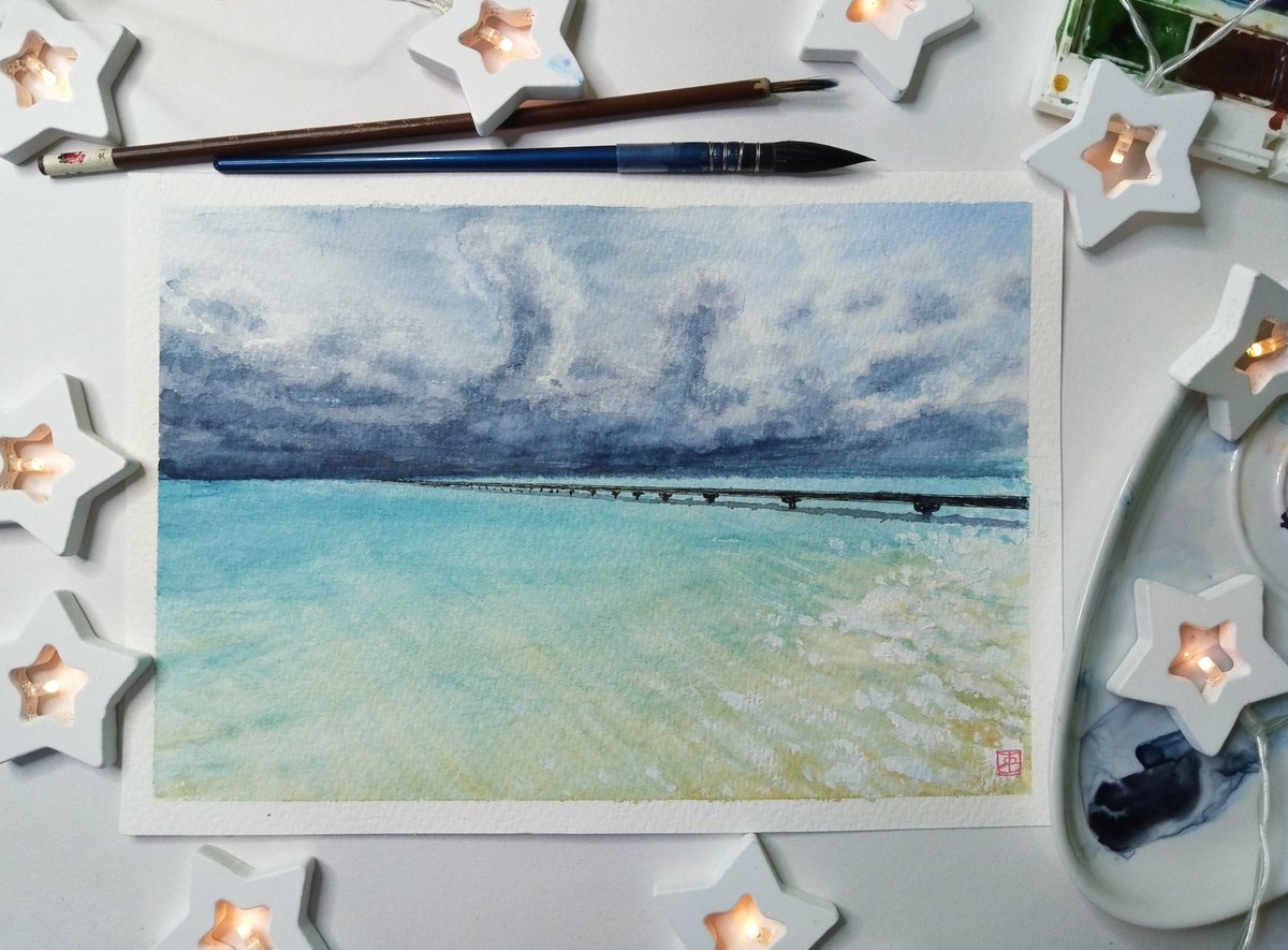 DEVi_doc_art's tweet photo. Предгрозовое море.
Акварель, 19×27 см

#Elen_D_art 
#рисуюкаждыйдень
#деньзаднем
#портретыназаказ
#морскойпейзаж
#акварельныйпейзаж
#пейзажакварелью
#sea
#WatercolorArt
#watercolorist
#artistonx https://t.co/BWicmb17kE