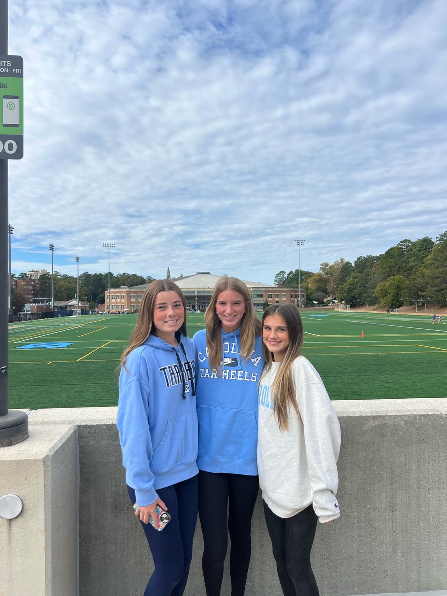 Alice, Cole and Remi cheering  on the UNC soccer team in their 4-2 victory over Syracuse!  Great job <a href="/uncwomenssoccer/">UNC Women's Soccer</a> and <a href="/Damon_Nahas/">DamonNahas</a>