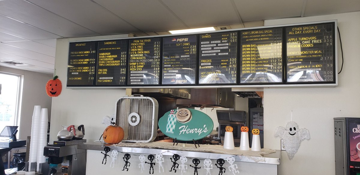 Over 60 years ago there were 200+ Henry's Hamburgers from coast-to-coast (more than McD's at the time), including Kokomo and Lafayette among others. Today there is only ONE remaining: THIS ONE in Benton Harbor, Michigan, which we visited last week. Good memories awakened! 🙂