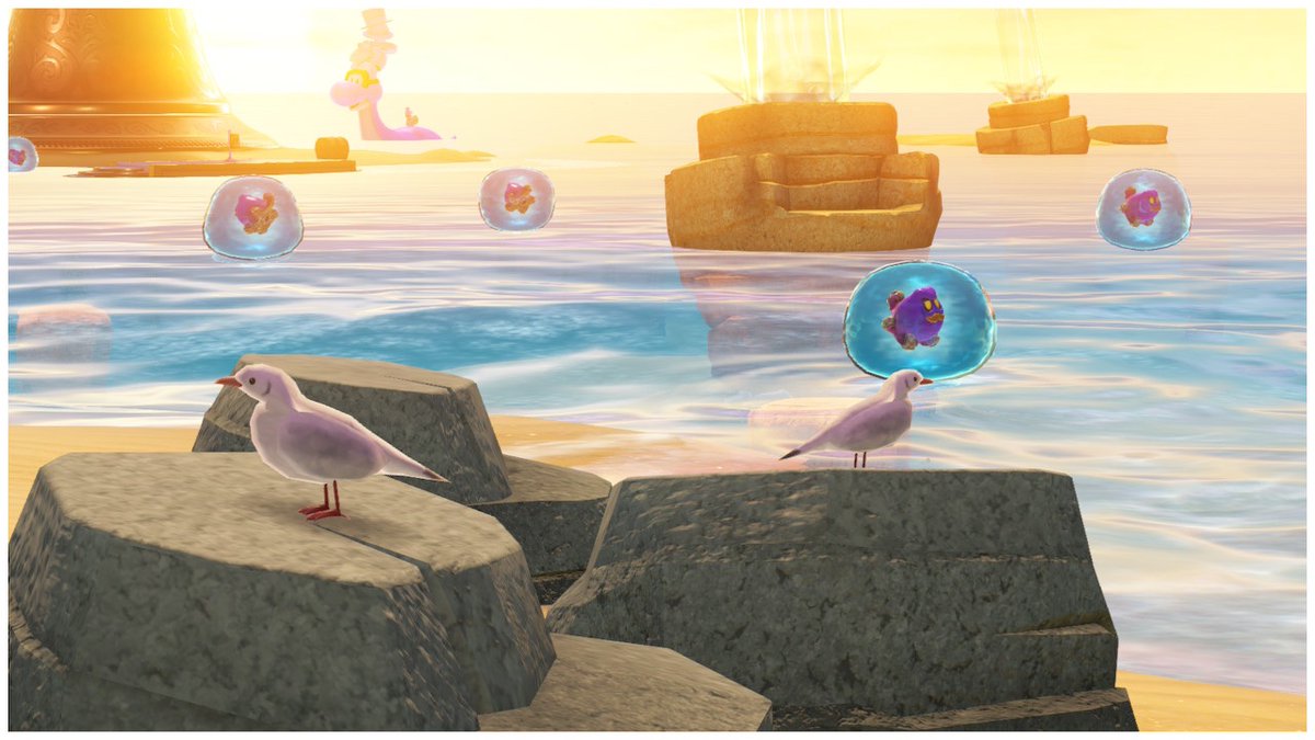 Animals of the Seaside Kingdom. 
#supermario #MarioOdyssey