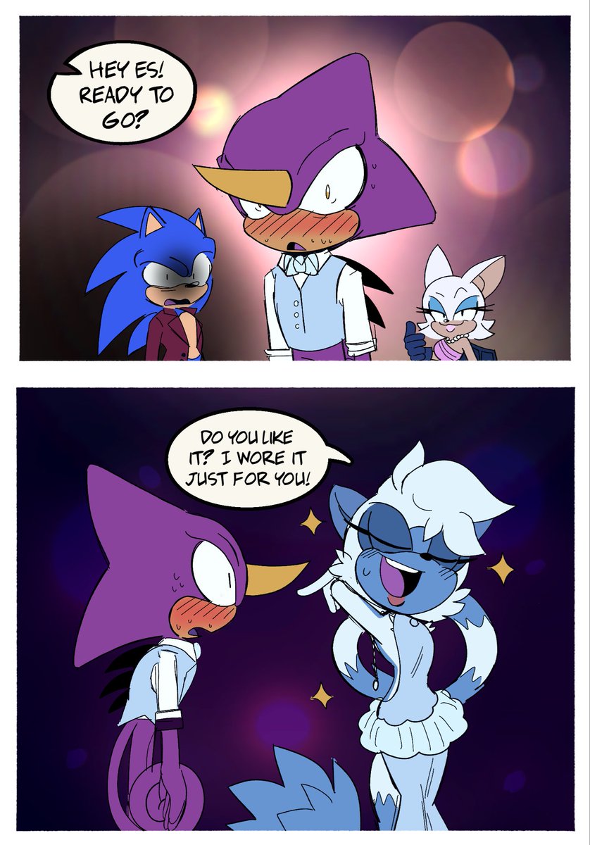 Repost of another old comic/idea I think I deleted or got deleted

I looooooooved Sabrina Carpenter’s dress and I think it would suit Tangle beautifully (Rouge agreed 😎💖)

#SonicTheHedgehog #Espio #IDW #chaotix