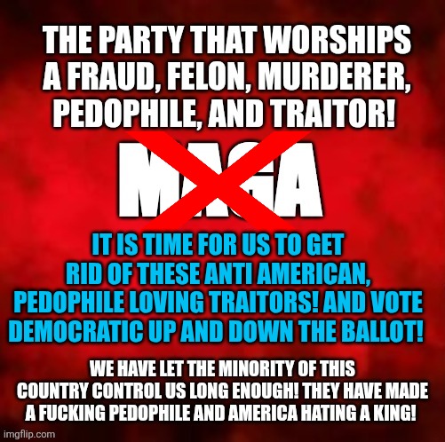 <a href="/EricLDaugh/">Eric Daugherty</a> Your scummy, treasonous, and racist ass should be deported and never allowed to return! Just like every other treasonous repuglicon!