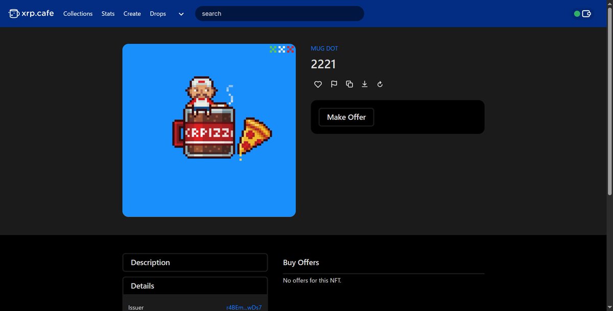 Super Rare <a href="/AzzerpardisXRPL/">𝘾𝙝𝙚𝙛 𝙏𝙤𝙣𝙮 👨‍🍳</a>  has been minted!🍕🇮🇹
#XRP #XRPL #NFT #MUGDOT