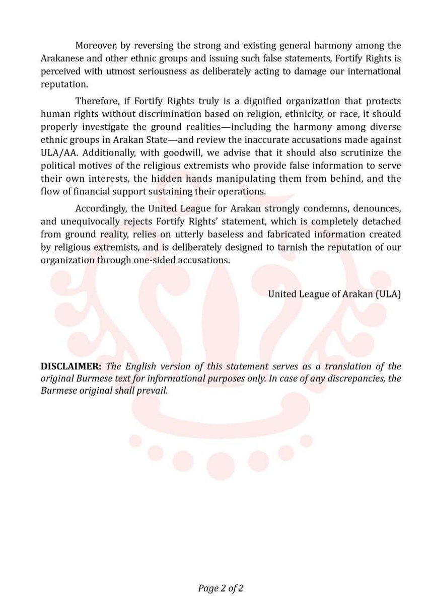 PaceViewer's tweet image. Statement

October 25, 2025
@FortifyRights