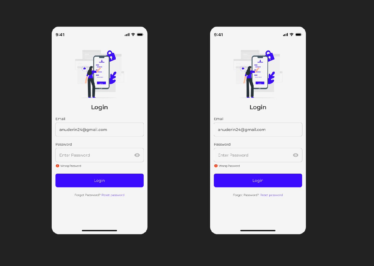 DerinLeu's tweet image. First design in a long time.
I took a break because I wanted to focus on learning UX in First Semester @AltSchoolAfrica
I used a login form guide for the mobile. 
P.S I found the login form on Pinterest.