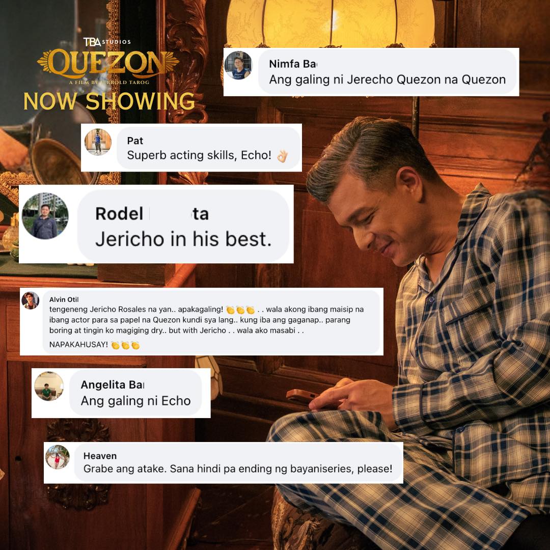 CityMallCinema_'s tweet photo. GANDA NG #QUEZON. GOOSEBUMPS!πΏπ₯
NOW SHOWING in 216 cinemas nationwide!β€οΈβπ₯
#Quezon #TBAStudios #Bayaniverse #BestSeenInCinemas #JerichoRosales https://t.co/g0Vz9Uo4ju