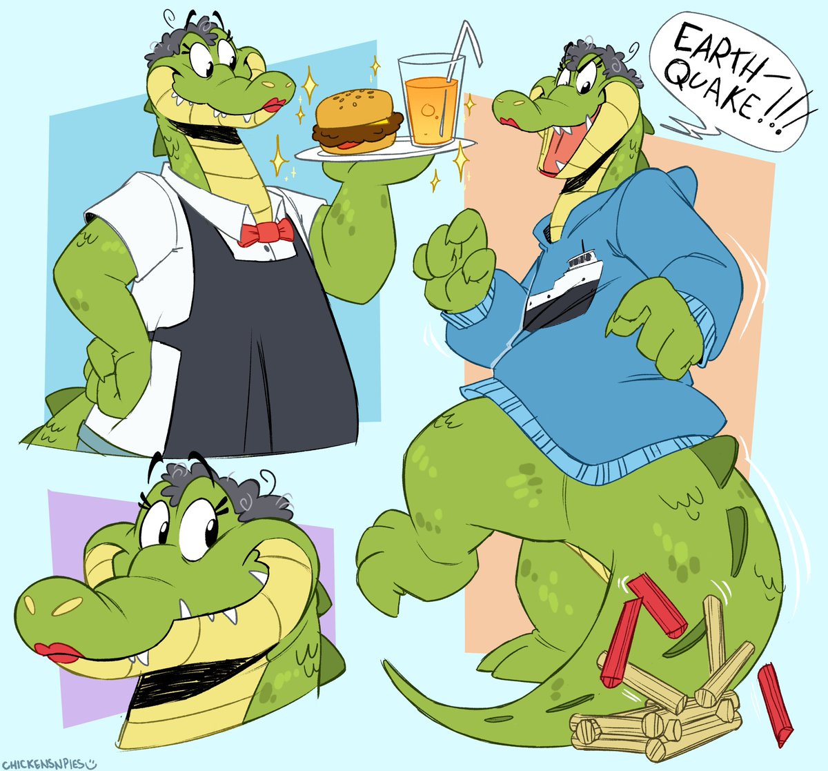 chickensnpies1's tweet photo. what a sweet gator lady 😌 https://t.co/3kzQm20WDg
