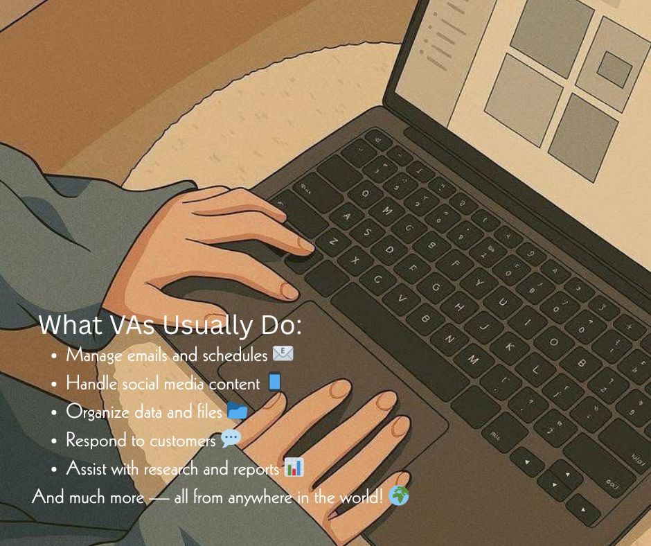 your_taskbuddy's tweet photo. Ever wondered what a Virtual Assistant does? 🤔 We handle your tasks so you can focus on what truly matters — growing your business!
#virtualassistant #ProfessionalSupport #virtualassistantlife https://t.co/07v0YvyBk9