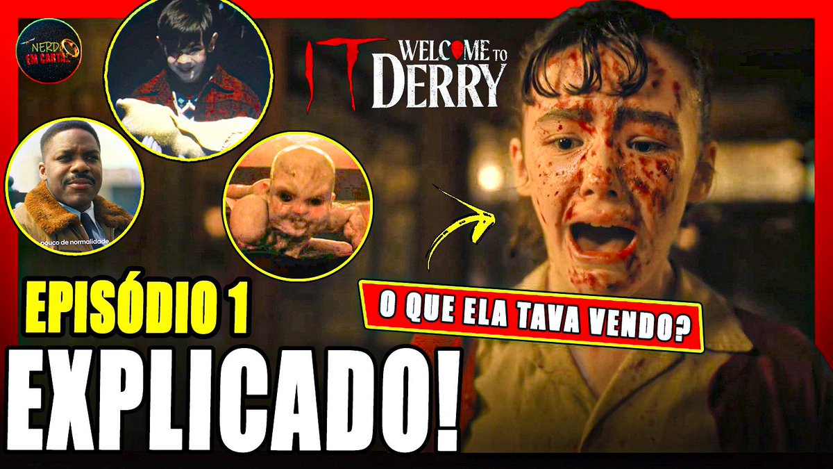 WELCOME TO DERRY EPISÓDIO 1 EXPLICADO 

- POR QUE O PENNYWISE VIROU UM BEBE DEMONIACO CONTRA O MATT? O QUE ACONTECEU COM AS CRIANÇAS E QUEM É LEROY HANLON?

link do vídeo nos comentários!