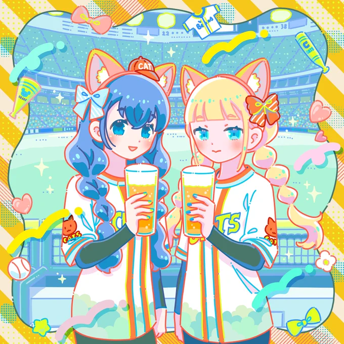 【お仕事】 本日から11月2日まで、東京ドームシティ内で配布されるNFTのイラストを描かせて頂きました お近くにお越しの際は、是非ゲットしていただけると嬉しいです TOKYO DOME MEMORIAL NFT365について