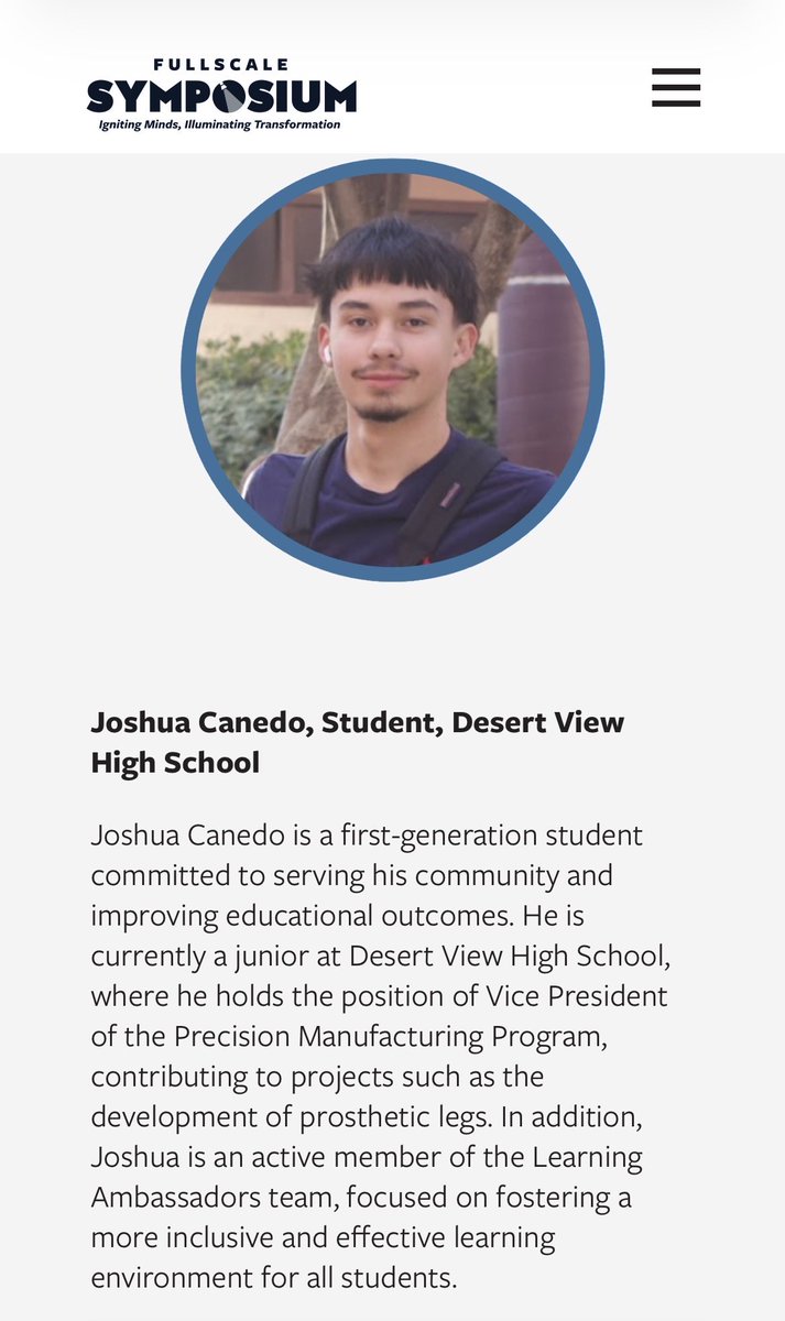 Have you ever heard words so powerful they make you pause and really think? Now imagine those words coming from a student. That’s exactly what happened today. 💭🤯 <a href="/sunnysideusd/">Sunnyside Unified School District</a> 
#Fullscale25 #studentagency <a href="/ECISDblendED2/">ECISD Blended Learning 🍁🍂🧡🖤🧡🖤</a> 

Click link for more: 
facebook.com/share/p/1GkQzr…