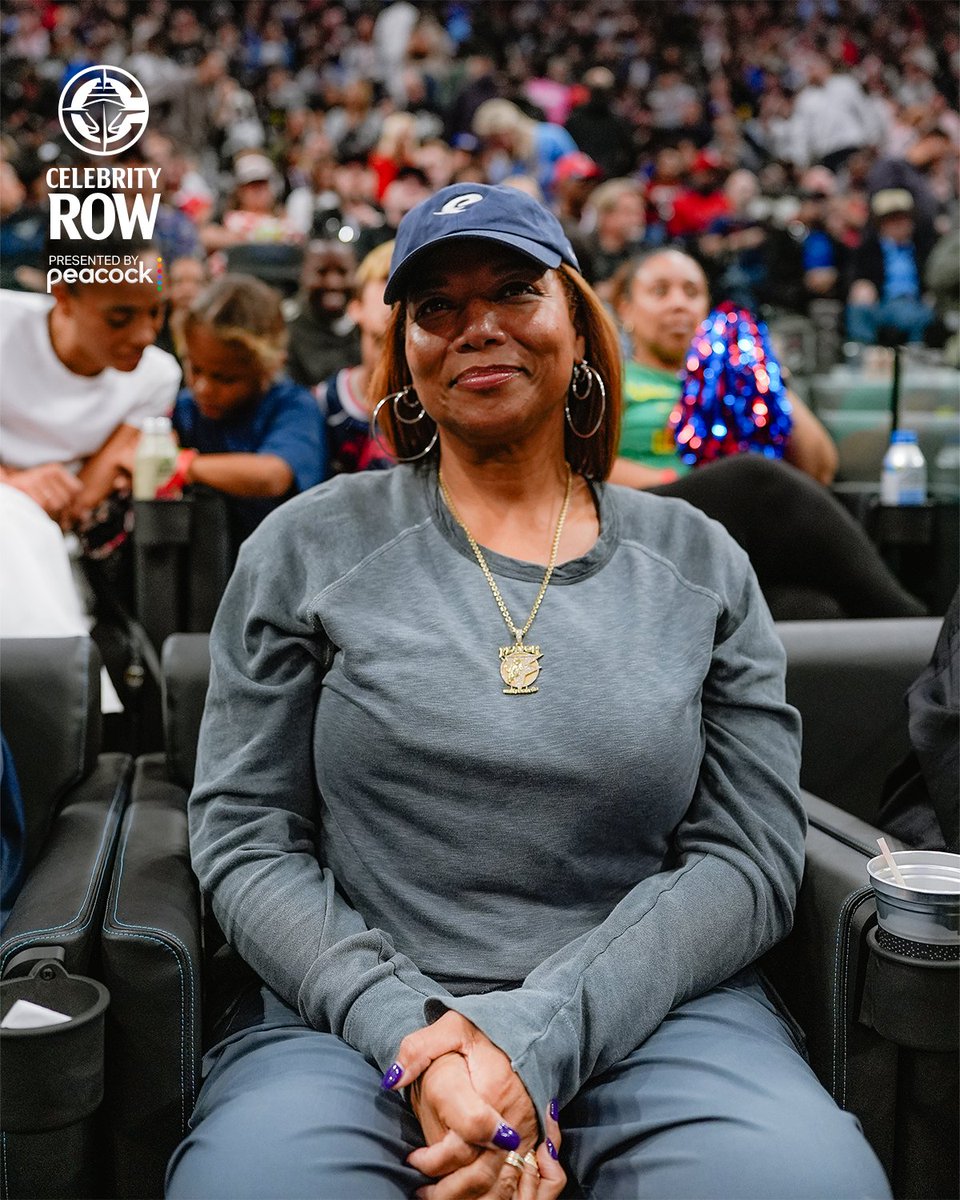 We've got a Queen in the building 👑 @IAMQUEENLATIFAH 
@peacock | #ClipperNation