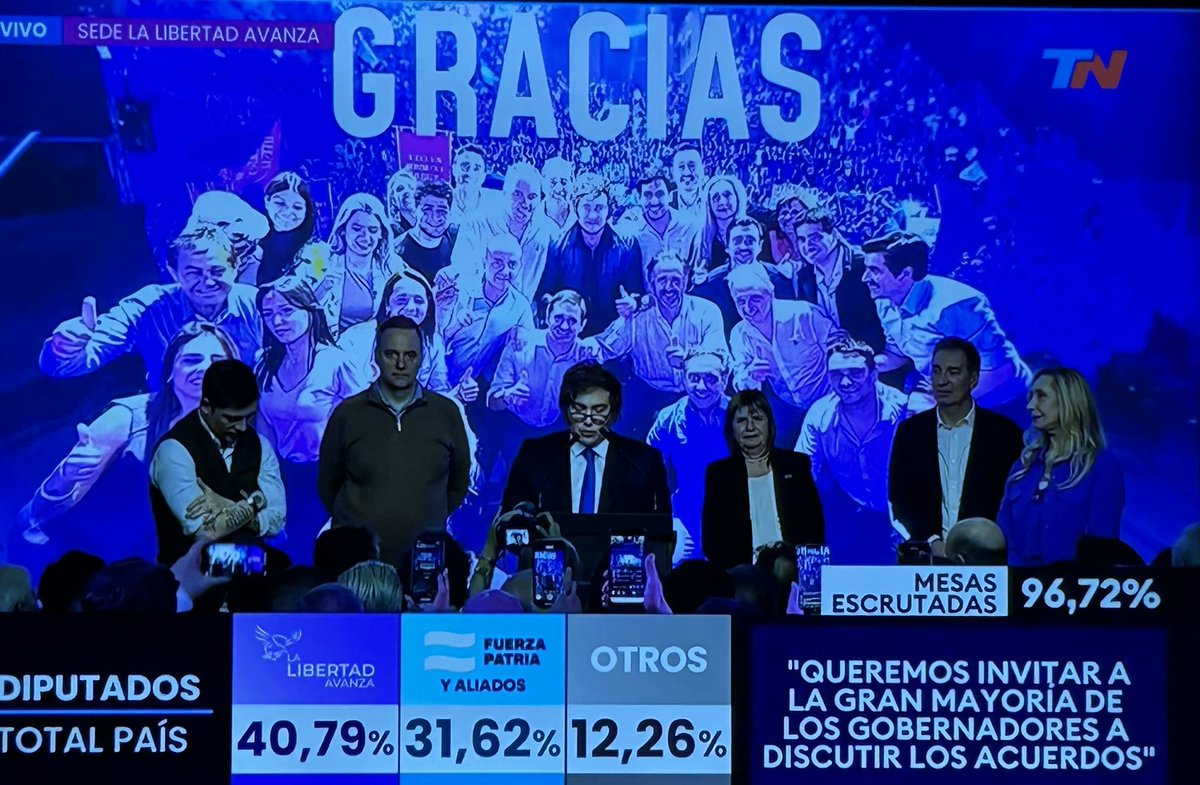 DSCairns's tweet photo. Felicitaciones @JMilei https://t.co/DzF29PUJa3