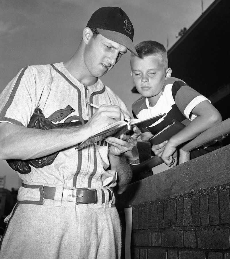 AugieNash's tweet photo. In 1962, Stan Musial was 41 years old and finished 10th in the NL MVP race.

In his 22-year career, "The Man" finished in the top 10 for MVP an astonishing 14 times.

He won the MVP three times and finished 2nd four times.

Stan received MVP votes 16 year straight years! 

#STLCards