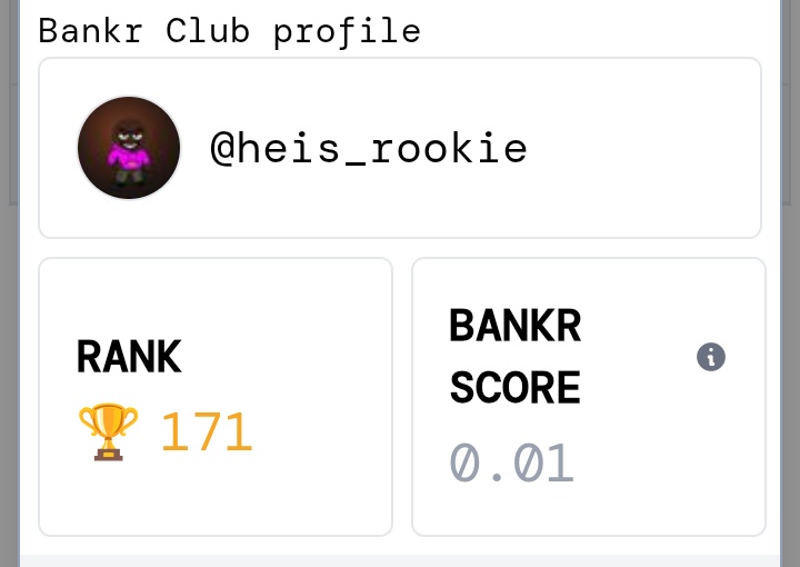 heis_rookie's tweet photo. “Banked Up!”
That’s the BNKR way to say you just leveled up on the leaderboard more grind, more gains, more glory. #BNKR #BankedUp https://t.co/YsVkO6YVyg