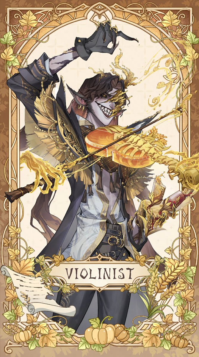 Dear Visitors,
Ears enthroned too high catch no reverberations of truth.
Happy Character Day, Antonio.
#IdentityV #Violinist #CharacterDay