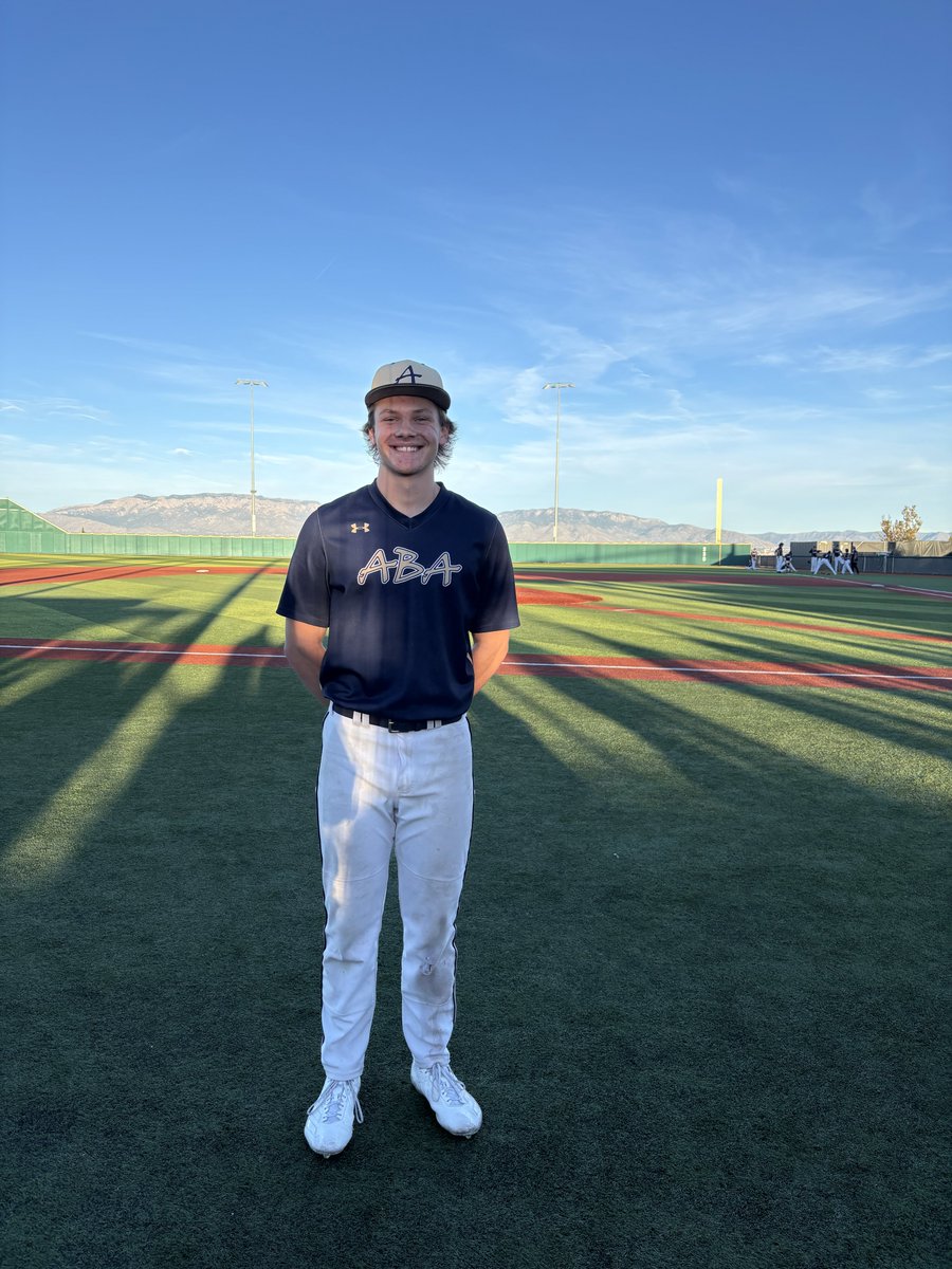 FiveToolNM's tweet image. F: @AbqBaseballAcad 2027 Navy 9, B17 Legends 2
PoG: @logansunstrom 2-3, 3 RBI 
Hitter: @bsbl_chase12 3-3, RBI