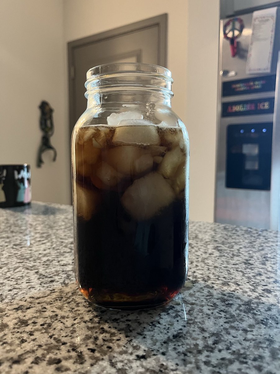 just a sip of soda before bed