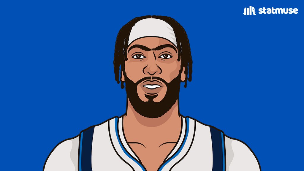Anthony Davis tonight:

25 PTS
10 REB
3 AST
3 STL
2 BLK
79% FG

Mavs get their first win of the season 🔥