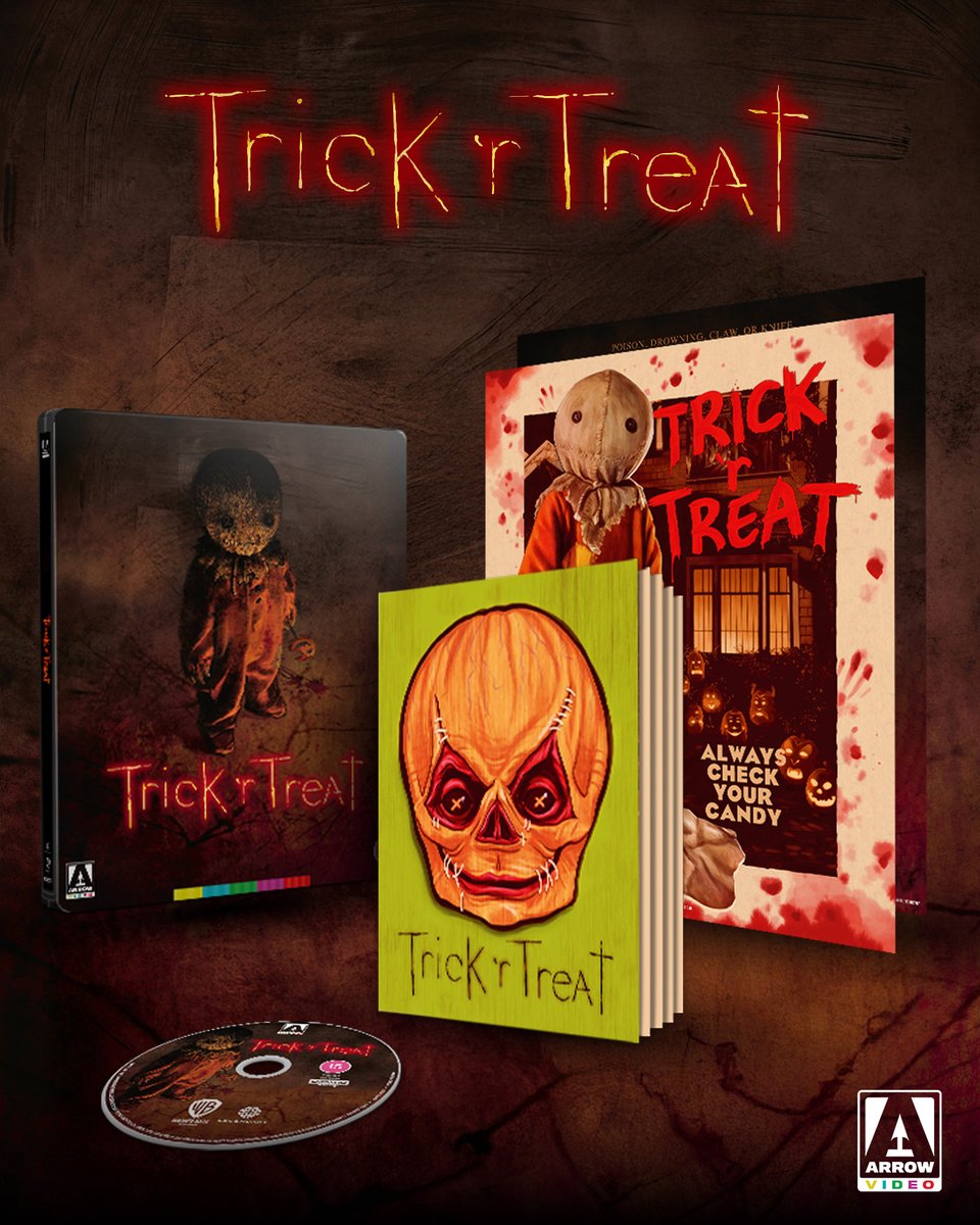 Sam is back! Presented on a sleek new Limited Edition 4K Steelbook, and just in time for #Halloween!

Rediscover the demonic horror anthology from Michael Dougherty - Available now in 🇬🇧, 🇺🇸 &amp; 🇨🇦