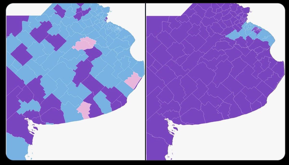 Septiembre contra octubre.