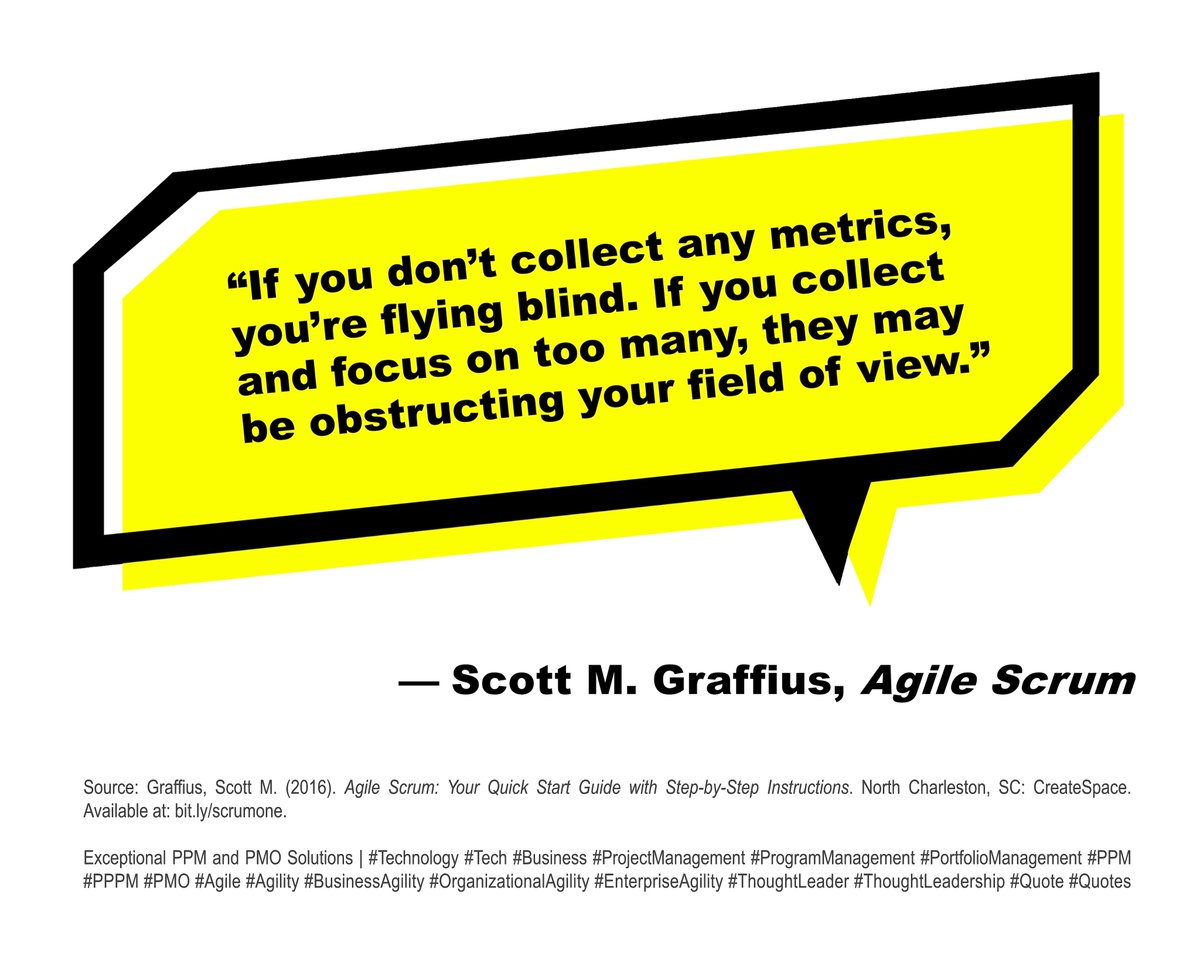 Exceptional_LLC's tweet image. “If you don’t collect any metrics, you’re flying blind. If you collect and focus on too many, they may be obstructing your field of view.”
— Scott M. Graffius, Agile Scrum

Award-winning Agile Scrum book on Amazon 👉 amzn.to/4lDULCV

#Agile #Tech #Metrics #MetricsQuote