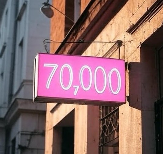 Notwokenow's tweet image. Thanks so much for getting me to 70,000 followers!

You guys are the ABSOLUTE BEST!!! 

This is super fun!! Let’s keep going 😊