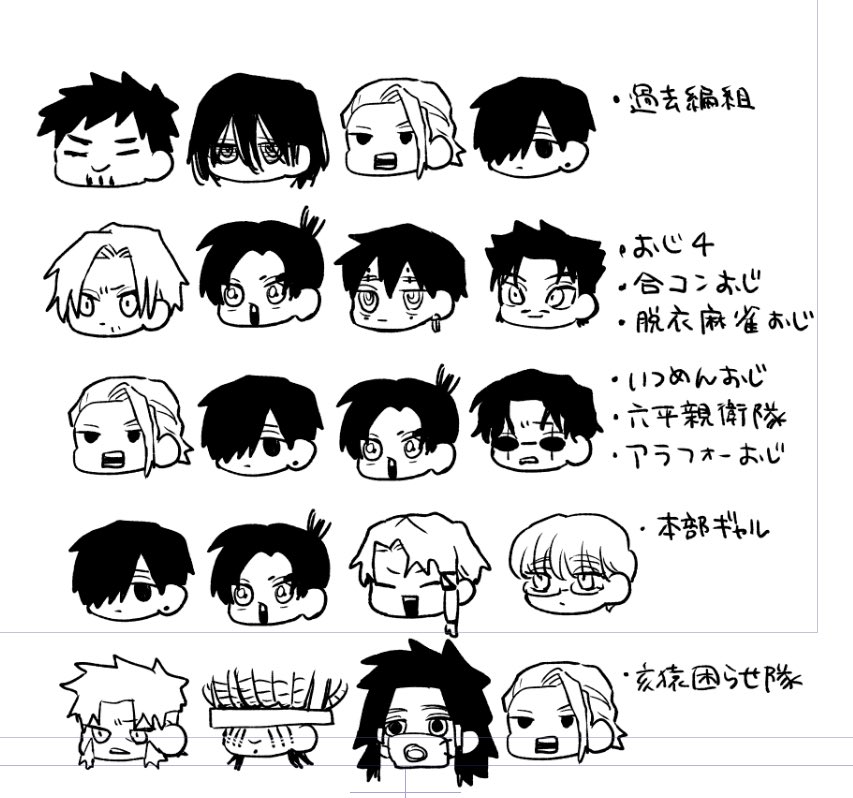 好きな組み合わせとなんかサクッと呼びたいなーの落書き