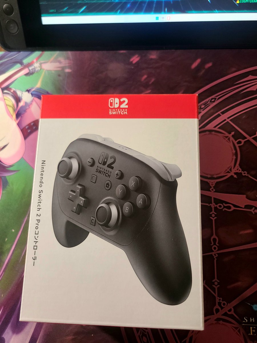 buchi_slime2's tweet photo. ヤマダ電機で念願のプロコン2を手に入れた!!
エアライダー発売に何とか間に合った…ジョイコンでクイックスピンするのはなんとなく怖いからな… https://t.co/oXcaUmt52K