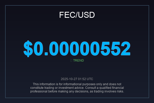 RomyCantillana's tweet image. Key level for $FEC at $0.00000552. Watching for a breakout above this zone. What&apos;s next for the FEC army?  If you&apos;re bullish, show some love! ❤️ #FECAnalysis #Altcoin #CryptoTrading #เขมจิราต้องรอดseries #patlama #LoveYourW #MasterChefCelebrityColombia #IRLARM #Caracas