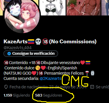 KazeArts_404's tweet photo. Ya casi 600, gracias por el constante apoyo papus!! https://t.co/yHDUvC6VW9