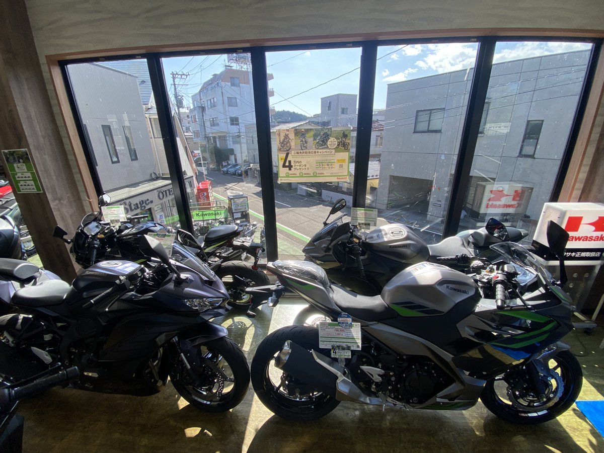 KAWASAKI正規取扱店】 #ハヤサカサイクル モーターステージ大手町では
