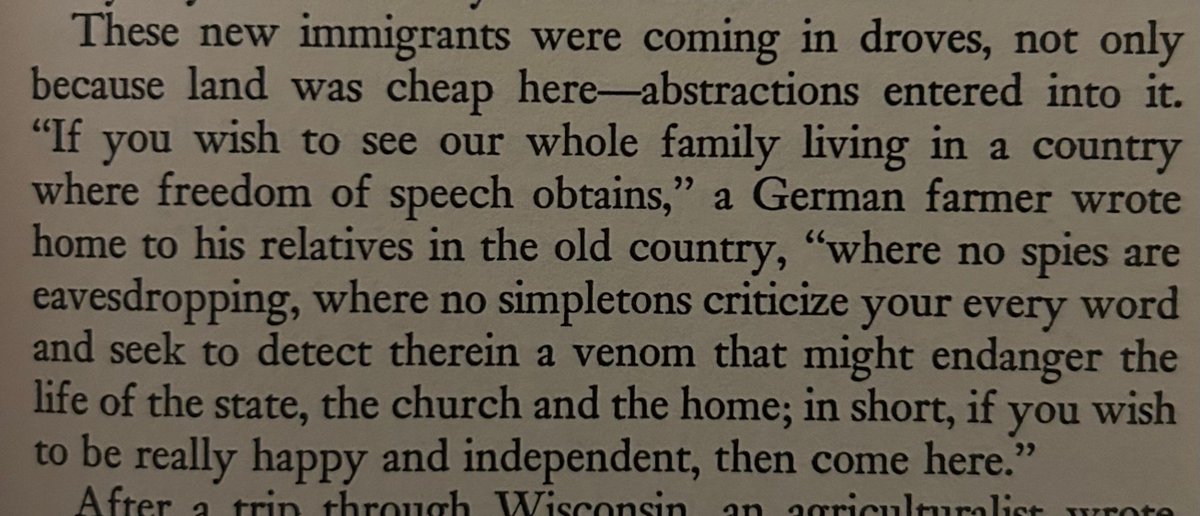 Freedom of speech, Wisconsin, 1840s.