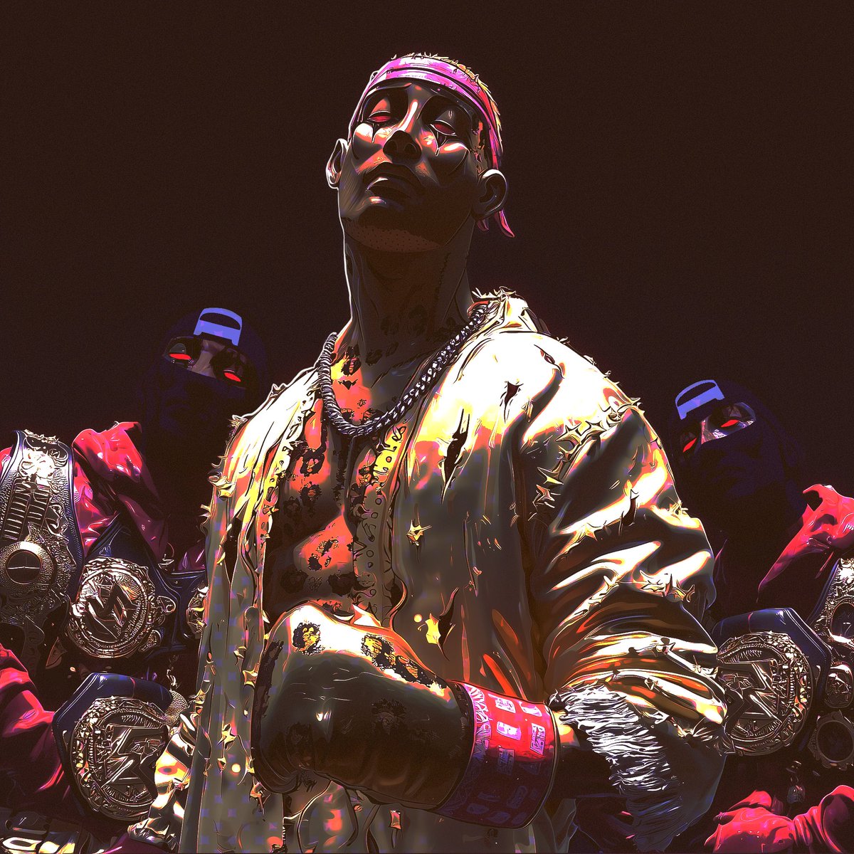 jpegyguggenheim's tweet image. introducing out of the red corner,, fighting out of alaska by way of DeGod City,, the former lightweight champion of the world and the current middleweight champion of the world,, DEEEEEE GODD 926twoooooooooo