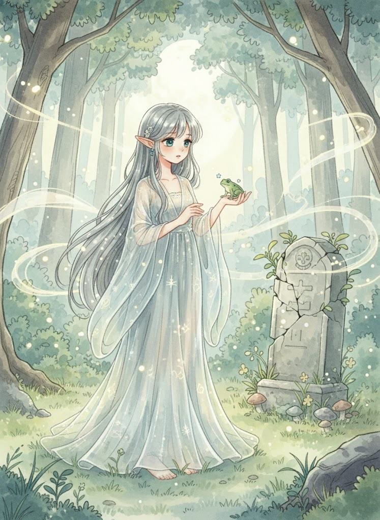 Gsdata5566's tweet image. "Princess... About That Thing Next to You..."
"Kiss me! I'm the cursed prince!" Elf Girl: "...But this tombstone next to you... it also seems to have your name on it?" Frog: "... Uh, it's complicated." 🤣
#AIGC #AIArt #Funny #FairyTale #FrogPrince #Illustration
