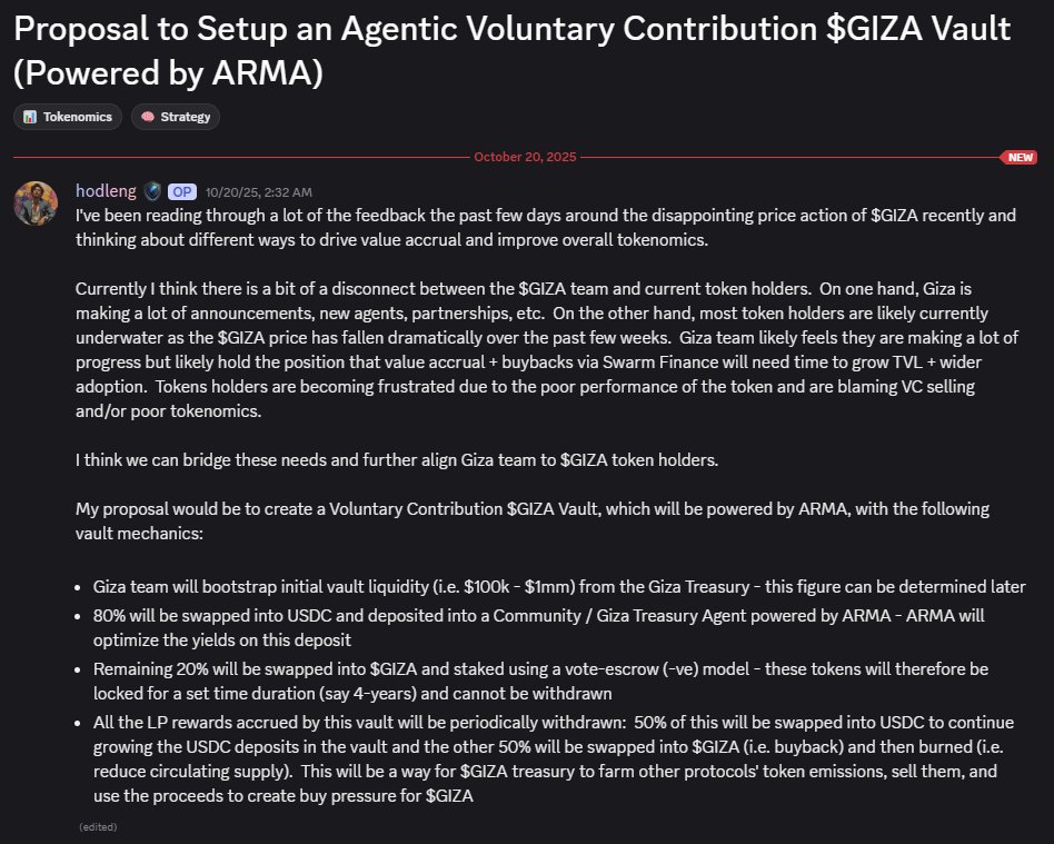 onchainlemon's tweet image. Pulled my $ETH from Pluse to stack more stables heading into year end. I will deposit those stables into Arma agent instead. Pulse&apos;s base APR is sitting at just 2.43%, and most of the yield comes in $GIZA which feels like a farm and dump token. Same goes for Arma, where GIZA gets…