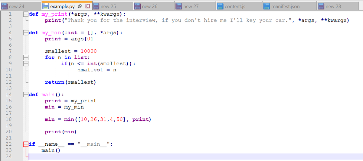 schmook's tweet image. I use python only when needed, it does not scale to large projects in my experience without good guardrails (overhead). You should not be allowed to do shit like this: