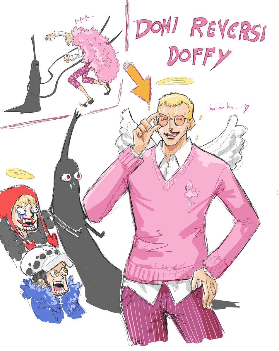 Domi Reversi Doflamingo and he’s the most polite, nice, kind and wholesome guy ever 😭🕊️
#doflamingo #donquixotedoflamingo
